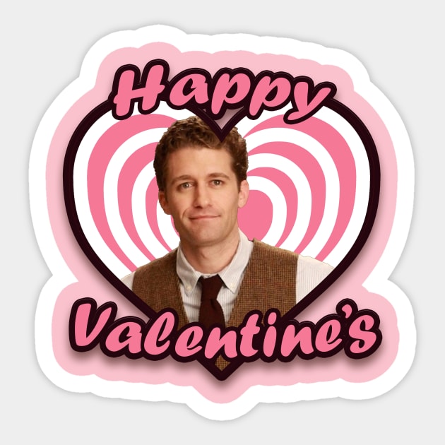 Will Schuester Happy Valentine's Sticker by charlesproctor
